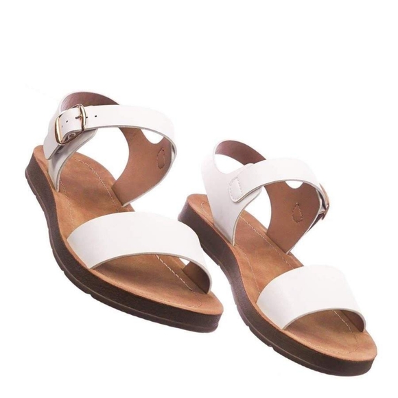 White strappy sandal *FIRM* - Picture 5 of 8